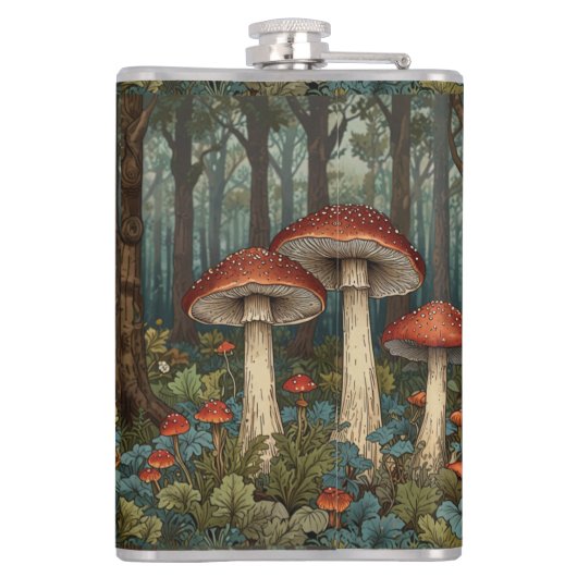 Boho champignons bos heupfles (Achterkant)