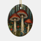 Boho  champignons bos keramisch ornament (Rechts)