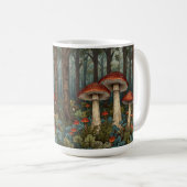Boho champignons bos koffiemok (Voorkant rechts)