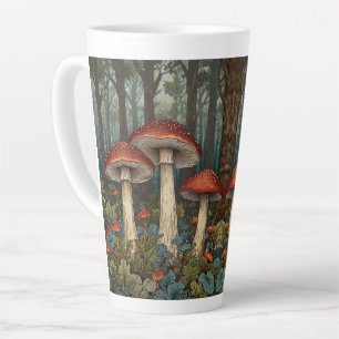 Boho champignons bos latte mok