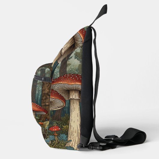 Boho champignons bos sling bag (Rechts)