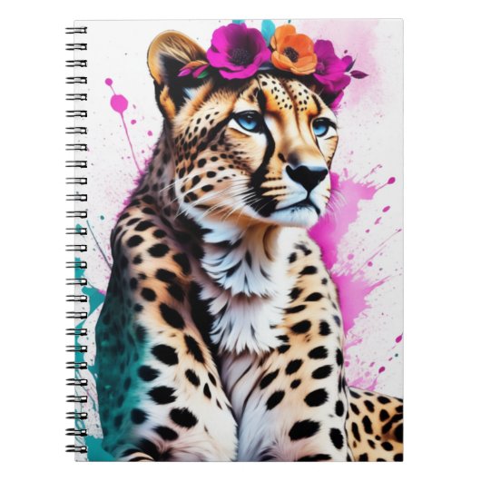 Boho Cheetah Notitieboek Journal (Voorkant)