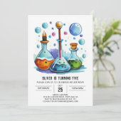 Boho Chemie Lab Experiment Wetenschapper Verjaarda Kaart (Staand voorkant)