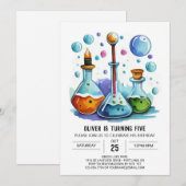 Boho Chemie Lab Experiment Wetenschapper Verjaarda Kaart (Voorkant / Achterkant)