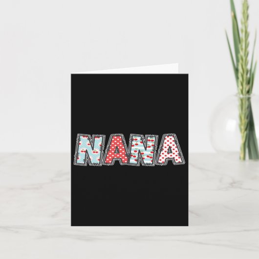 Boho Cherry Oma Nana Halloween kostuum Kaart (Voorkant)