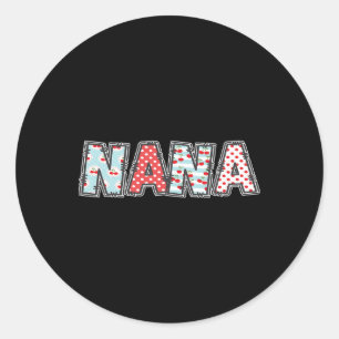 Boho Cherry Oma Nana Halloween kostuum Ronde Sticker