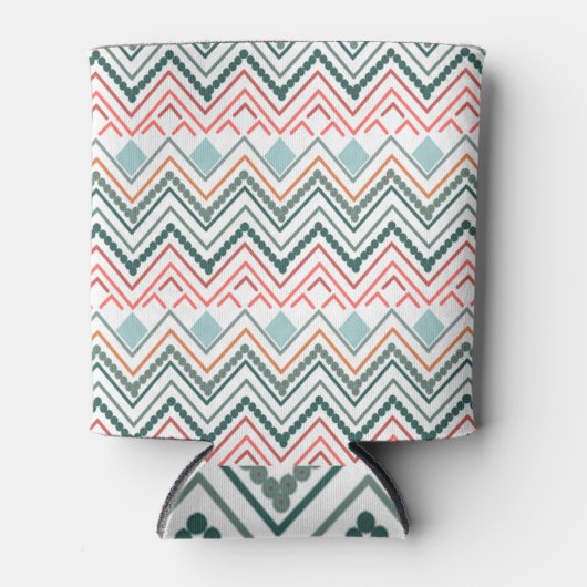 Boho Chevron Blikjeskoeler (Voorkant)