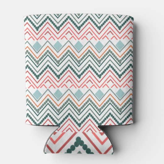 Boho Chevron Blikjeskoeler (Achterkant)