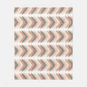 Boho Chevron  Fleece Deken (Voorkant)