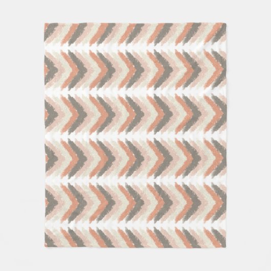 Boho Chevron  Fleece Deken (Voorkant)