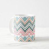 Boho Chevron Koffiemok (Voorkant links)