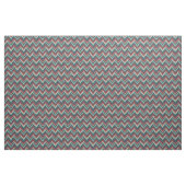 Boho Chevron Pattern | Blauwgroen, Koraal & Crème Stof (Yard (91,4 cm))