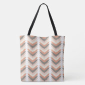 Boho Chevron Tote Tas (Achterkant)