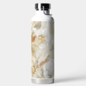 Boho Chic Abstract Goud Waterverf Marmer Waterfles (Links)