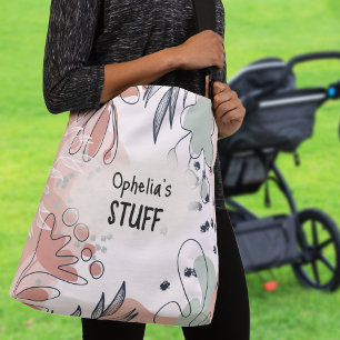 Boho Chic Abstracte patroonnaam Crossbody Tas