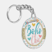 Boho Chic Arrows Girly Romantic Shabby Sleutelhanger (Voorkant Links)
