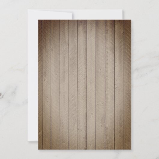 Boho Chic Baby shower Invitation Kaart (Achterkant)