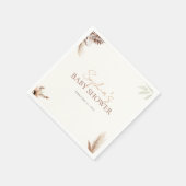 Boho Chic - Baby shower - Papier Napkin Servet (Hoek)