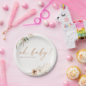 Boho Chic - Baby shower - Papieren Borden Papieren Bordje (Feest)