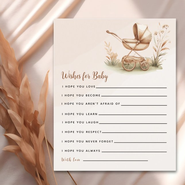 Boho Chic Baby Stroller Baby Shower (Creator heeft geüpload)