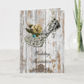 boho chic barn wood rustige country bruiloft (Voorkant)