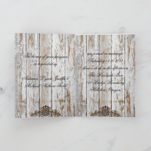 boho chic barn wood rustige country bruiloft (Binnen)