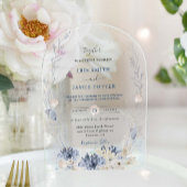 Boho Chic Beach Bestemming Hampton Wedding Arch Acryl Uitnodigingen