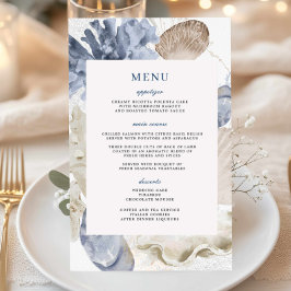 Boho Chic Beach Bestemming Hampton Wedding Menu