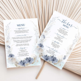 Boho Chic Beach Bestemming Hampton Wedding Menu