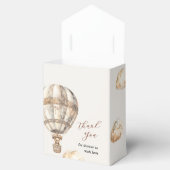 Boho Chic Beer Luchtballon Baby shower Favor Box Bedankdoosjes (Geopend)
