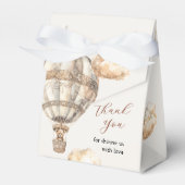 Boho Chic Beer Luchtballon Baby shower Favor Box Bedankdoosjes (Voorkant Zijde)