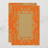 Boho Chic Blank Uitnodiging Kaart voor Personaliza (Voorkant / Achterkant)