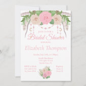 Boho Chic Bloemen Bruidsmeisjes Uitnodiging (Voorkant)