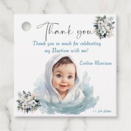 Boho Chic Bloemen Meisjes Doop Bedankjes Labels