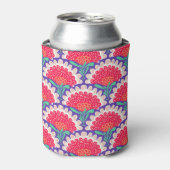 Boho Chic Bloemen Print. Blikjeskoeler (Blikje Voorkant)