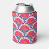 Boho Chic Bloemen Print. Blikjeskoeler (Blikje Achterkant)