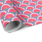 Boho Chic Bloemen Print. Cadeaupapier (Rol Hoek)