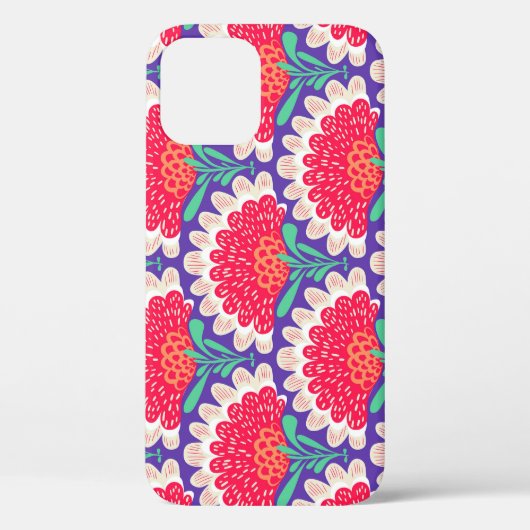 Boho Chic Bloemen Print. Case-Mate iPhone Case (Achterkant)