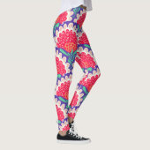 Boho Chic Bloemen  Print. Leggings (Rechts)