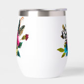 Boho Chic Bloemen Waterverf Bruiloft Bruid Tribe (Links)