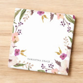 Boho Chic Bloemenkrans Gepersonaliseerde Post-it N Post-it® Notes