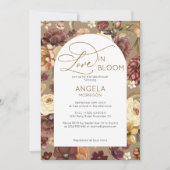 Boho Chic Bloemenliefde in Bloom Vrijgezellenfeest Kaart (Voorkant)