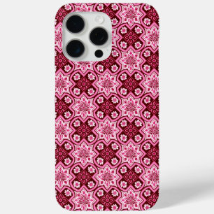  Boho Chic Bloemenpatroon iPhone 15 Pro Max Hoesje