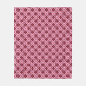 Boho Chic Bloemenpatroon Fleece Deken (Voorkant)