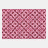  Boho Chic Bloemenpatroon Inpakpapier Vel (Voorkant 3)