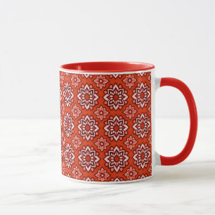  Boho Chic Bloemenpatroon Mok