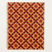  Boho Chic Bloemenpatroon Planner (Voorkant)
