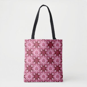 Boho Chic Bloemenpatroon Tote Bag