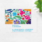 Boho Chic Bloemig Krachtig Visitekaartje (Bureau)