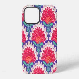 Boho Chic Bloemige Vintage Print. iPhone 12 Hoesje
